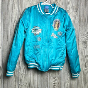 Youth Disney Frozen Bomber Jacket Size 6/7